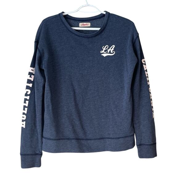 Hollister Dark Blue Sweatshirt Size Medium - Picture 1 of 6